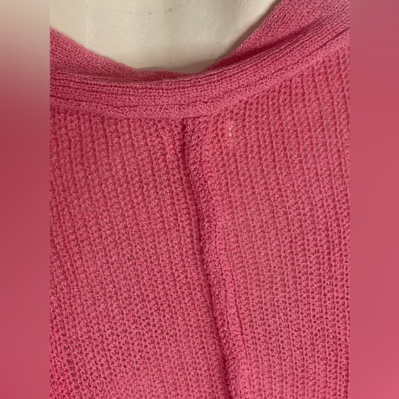 POL Barbie Pink cardigan with placket balloon sleeves and pockets - Picture 15 of 17